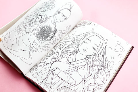 Hanbok Fantasy Coloring Book