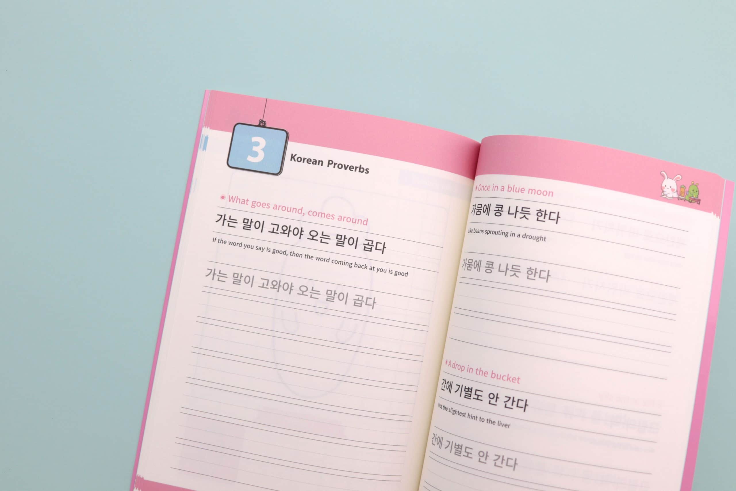 Korean Writing For All paperback Soo and Carrots Korean Writing